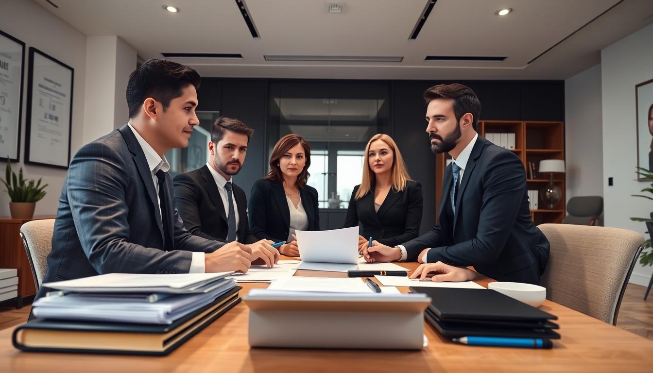 Family elder care planning discussion